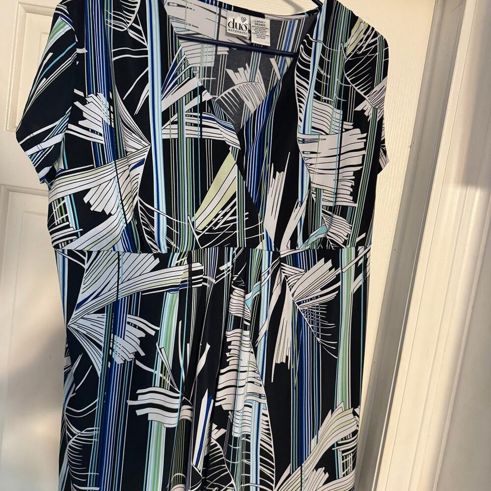 Duo maternity womens business blouse size large